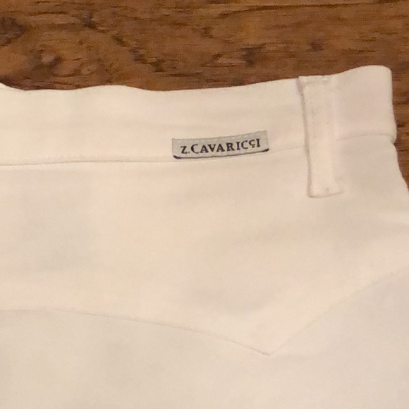Z. Cavaricci white stretch mini skirt w/zipper size 1 juniors - Picture 10 of 10